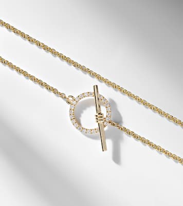 10kt gold bracelet with diamonds   | Stone and Strand