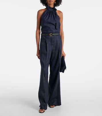 Modern Sophistication linen-blend top | Dorothee Schumacher