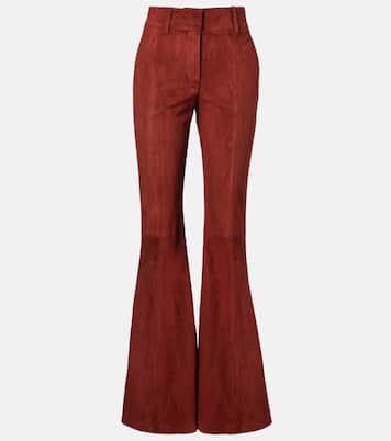 Pantaloni flared Rhein in suede | Gabriela Hearst