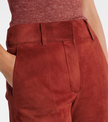 Pantaloni flared Rhein in suede | Gabriela Hearst