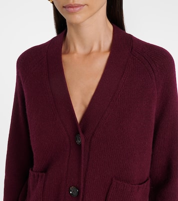 Ribbed-knit wool and cashmere cardigan | Jardin des Orangers