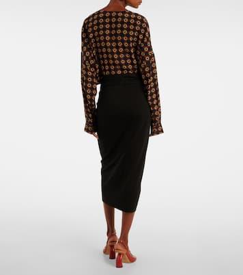 Midirock aus Baumwoll-Jersey | Dries Van Noten