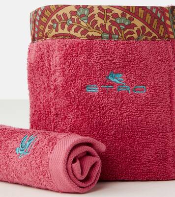 Set Giano aus vier Gästehandtüchern und Korb | Etro