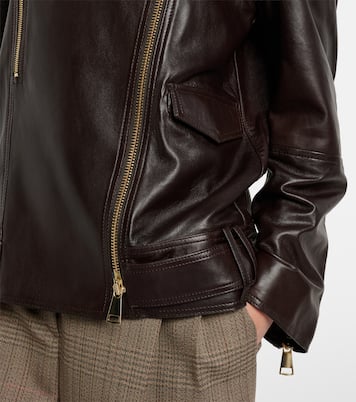 Sleek Statement leather biker jacket | Dorothee Schumacher
