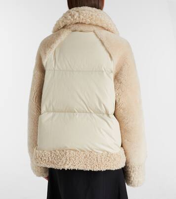 Gobain shearling down jacket | Moncler