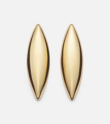 Puffy Dagger Small gold-plated earrings | Jennifer Fisher