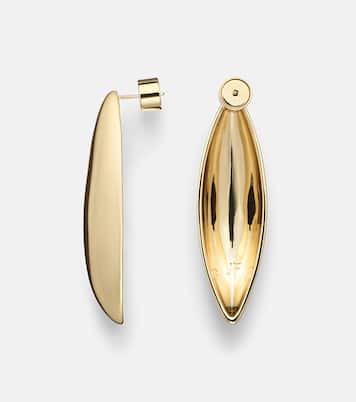 Puffy Dagger Small gold-plated earrings | Jennifer Fisher
