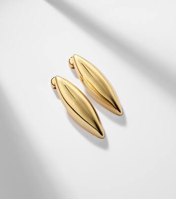 Puffy Dagger Small gold-plated earrings | Jennifer Fisher