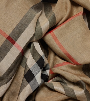 Sciarpa Burberry Check in lana e seta  | Burberry