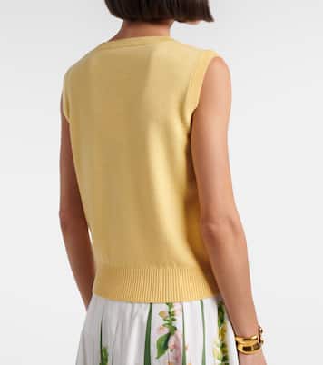 Virgin wool sweater vest | Oscar de la Renta