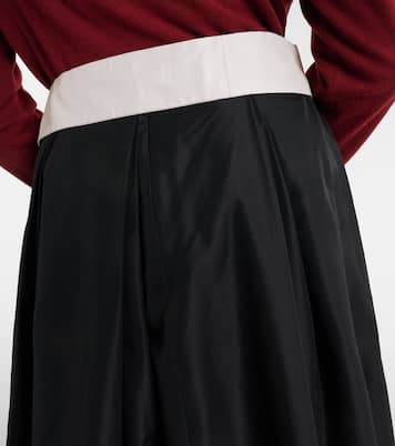 Baschi pleated cotton-blend midi skirt | 'S Max Mara