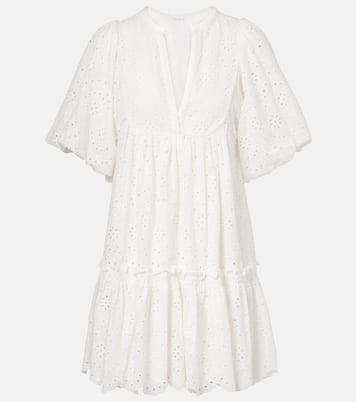 Cruz broderie anglaise cotton minidress | Poupette St Barth