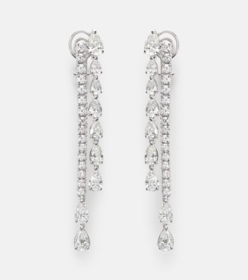 Classics Twist 18kt white gold earrings with diamonds | Bucherer Fine Jewellery