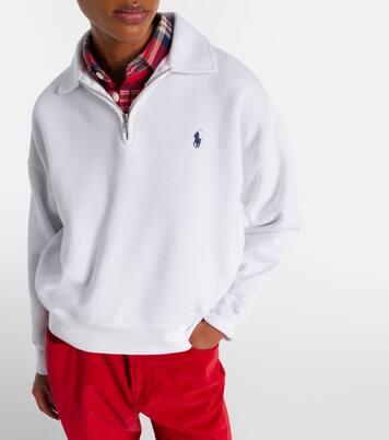 Felpa in jersey di misto cotone con zip | Polo Ralph Lauren