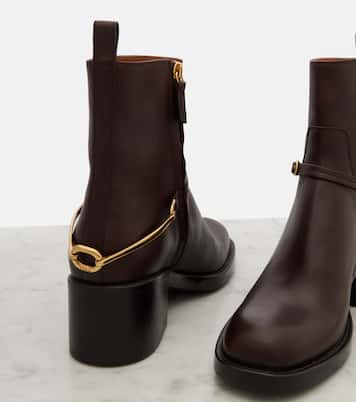 Dakota 60 leather ankle boots | Chloé
