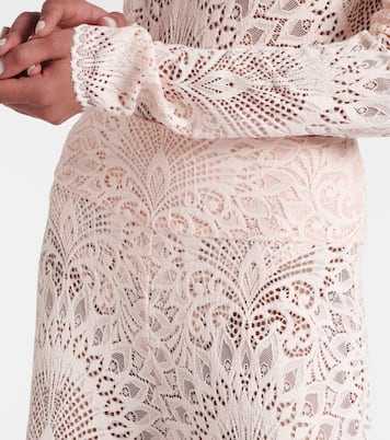 Weite Hose Paloma aus Spitze | Alexandra Miro