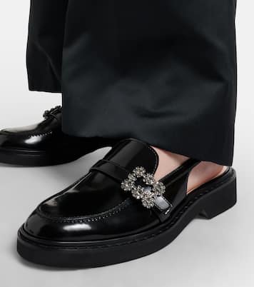 Viv' Rangers leather slingback loafers | Roger Vivier