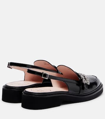 Viv' Rangers leather slingback loafers | Roger Vivier