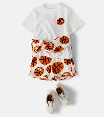 Printed cotton jersey T-shirt | Stella McCartney Kids