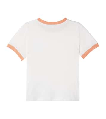 Camiseta de jersey de algodón con logo | Chloé Kids
