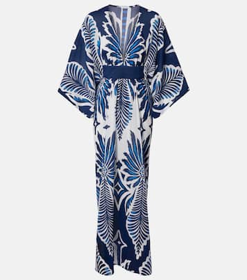 Sol floral cotton muslin kaftan | Poupette St Barth