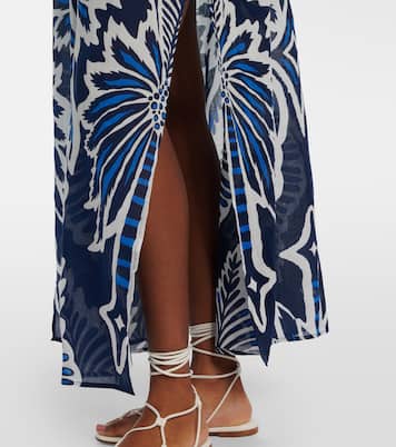 Sol floral cotton muslin kaftan | Poupette St Barth