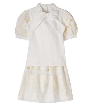 Cotton-blend top and skirt set | Patachou