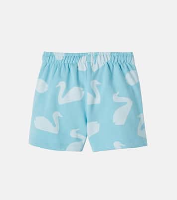 Big Swans cotton shorts | Tinycottons