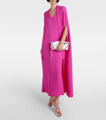 Clutch Callie in suede metallizzato | Jimmy Choo