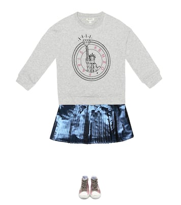 Set aus Sweatshirt und Kleid | Kenzo Kids