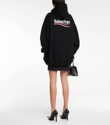 Felpa in cotone con cappuccio | Balenciaga