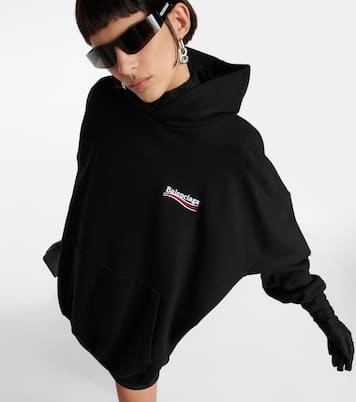 Felpa in cotone con cappuccio | Balenciaga