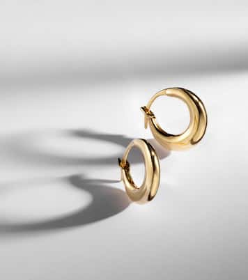 Essential Small 18kt gold vermeil hoop earrings | Sophie Buhai