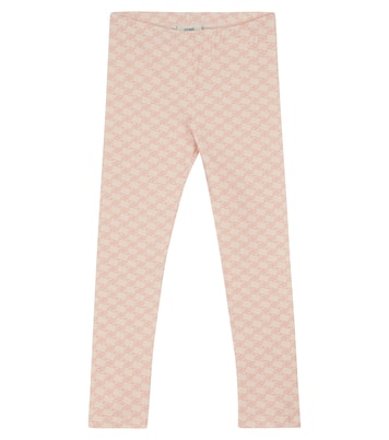 FF Karligraphy cotton leggings | Fendi Kids