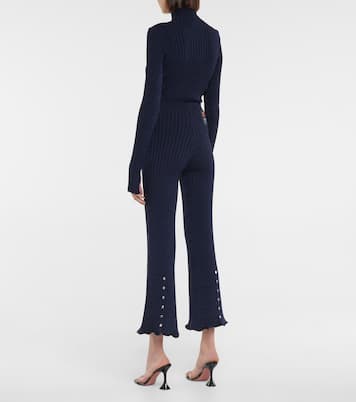x Kimura Tsunehisa ribbed wool pants | Rabanne