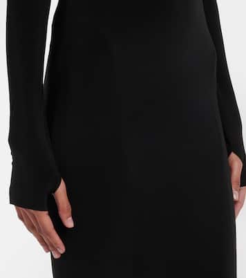 Turtleneck jersey gown | Norma Kamali