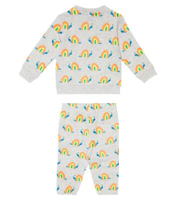 Baby cotton sweatshirt and sweatpants set | Stella McCartney Kids