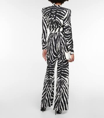 Zebra-print cutout jumpsuit | Dolce&Gabbana