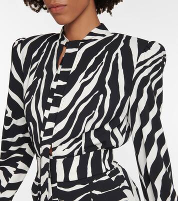 Zebra-print cutout jumpsuit | Dolce&Gabbana