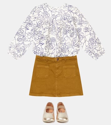 Bluse aus Leinen und Baumwolle | Bonpoint