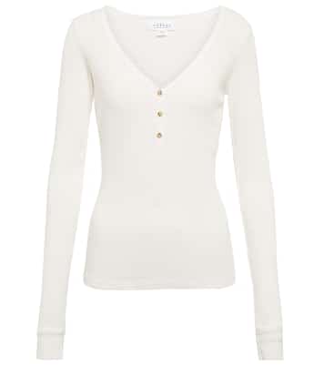 Top mit V-Ausschnitt | Velvet