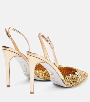 Embellished slingback pumps | Rene Caovilla