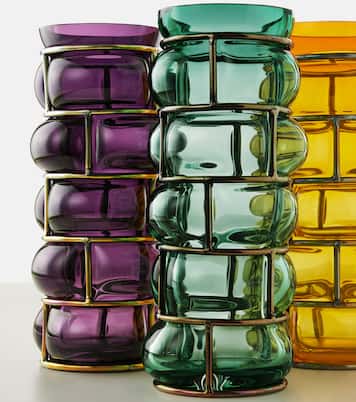 Vase Brick en verre | Vanessa Mitrani