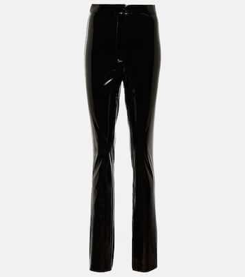 Coated high-rise slim pants | Rotate
