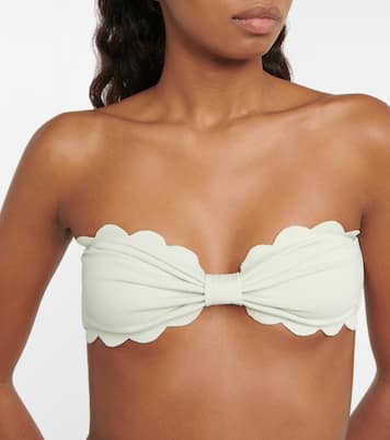 Antibes bandeau bikini top | Marysia