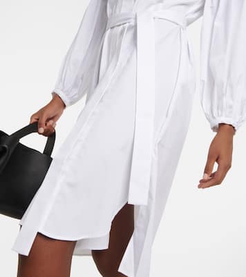 Cotton poplin midi dress | Joseph