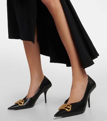 Pumps Square Knife BB aus Leder | Balenciaga