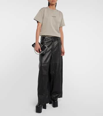 Camiseta de algodón con logo | Balenciaga