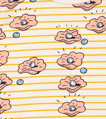 Camiseta Seashell en mezcla de algodón | Mini Rodini