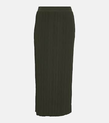Leisure - Gonna midi Carnia plissé in jersey | Max Mara